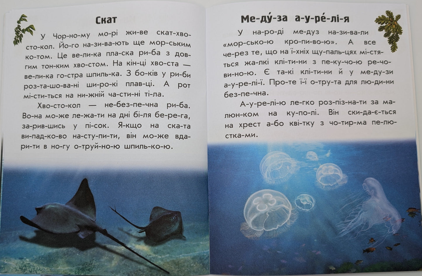 I read about Ukraine. Animals of Rivers and Seas