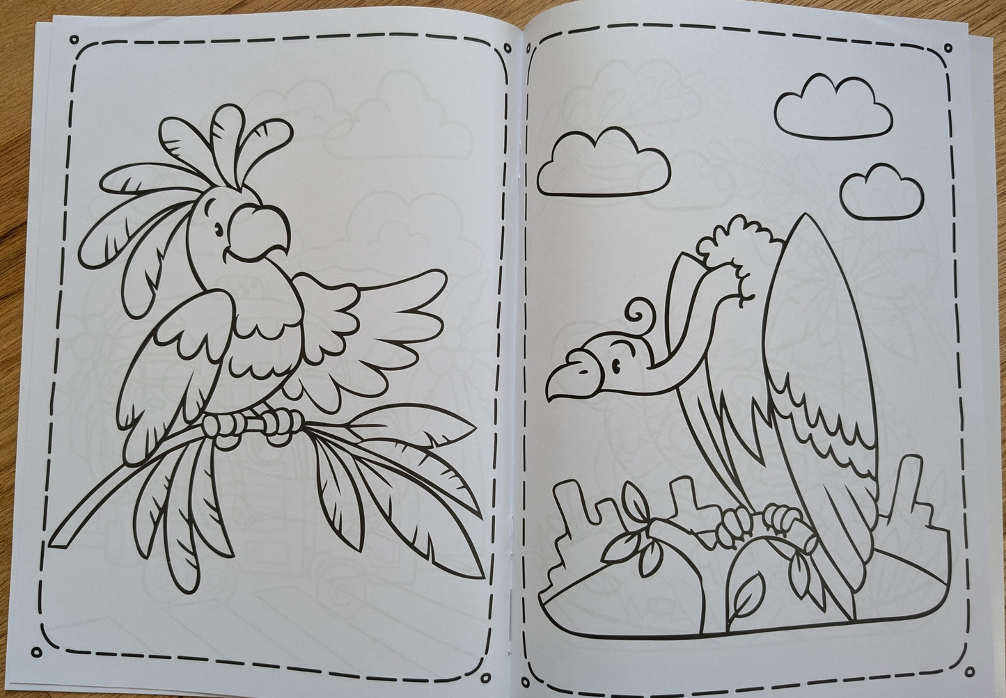 Funny kids coloring page. (Soft cover)
