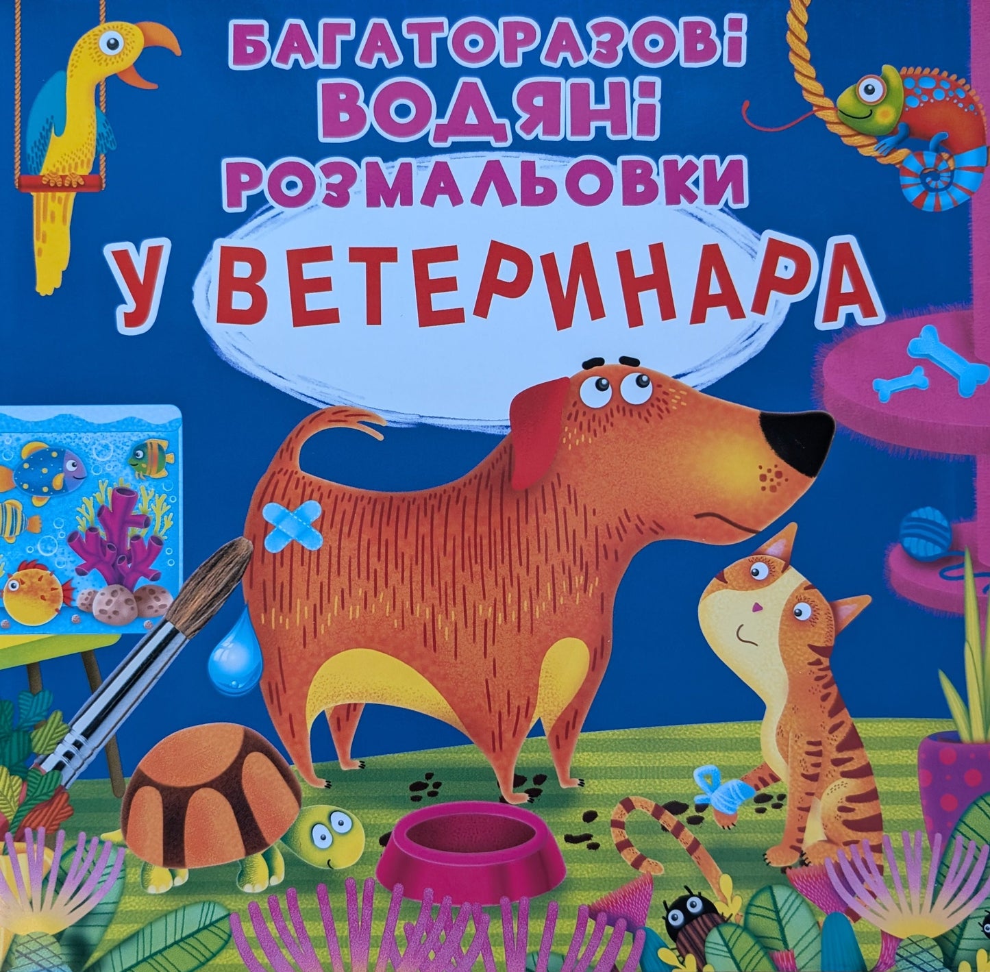 Багаторазовi водяні розмальовки. У ветеринара