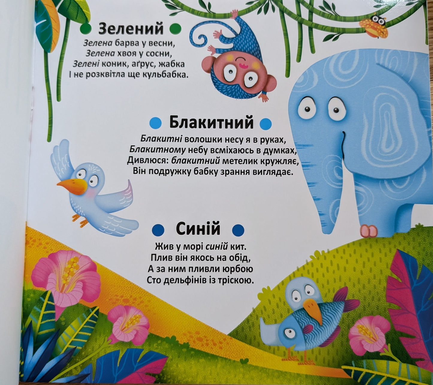 Багаторазовi водяні розмальовки. Кольори