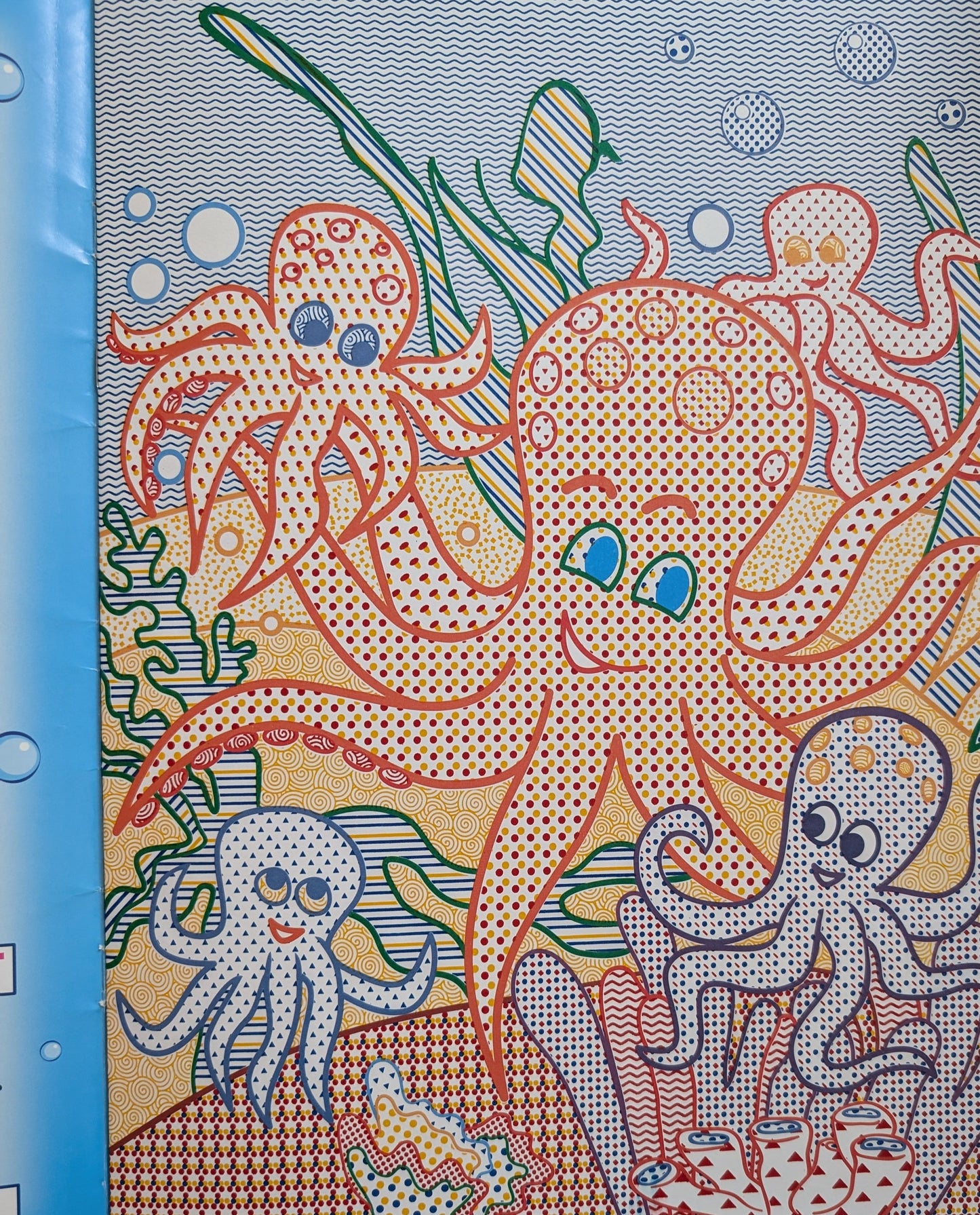 Large water coloring pages for little children. Sea Animals (Soft cover)